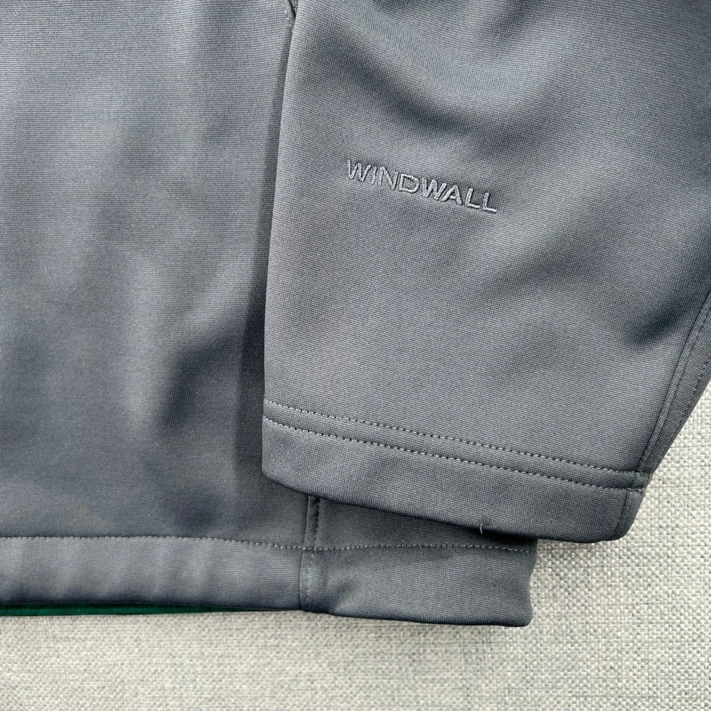 The North Face Apex Canyonwall Hybrid Hoodie Jacket Men XL Green Grey Full Zip
